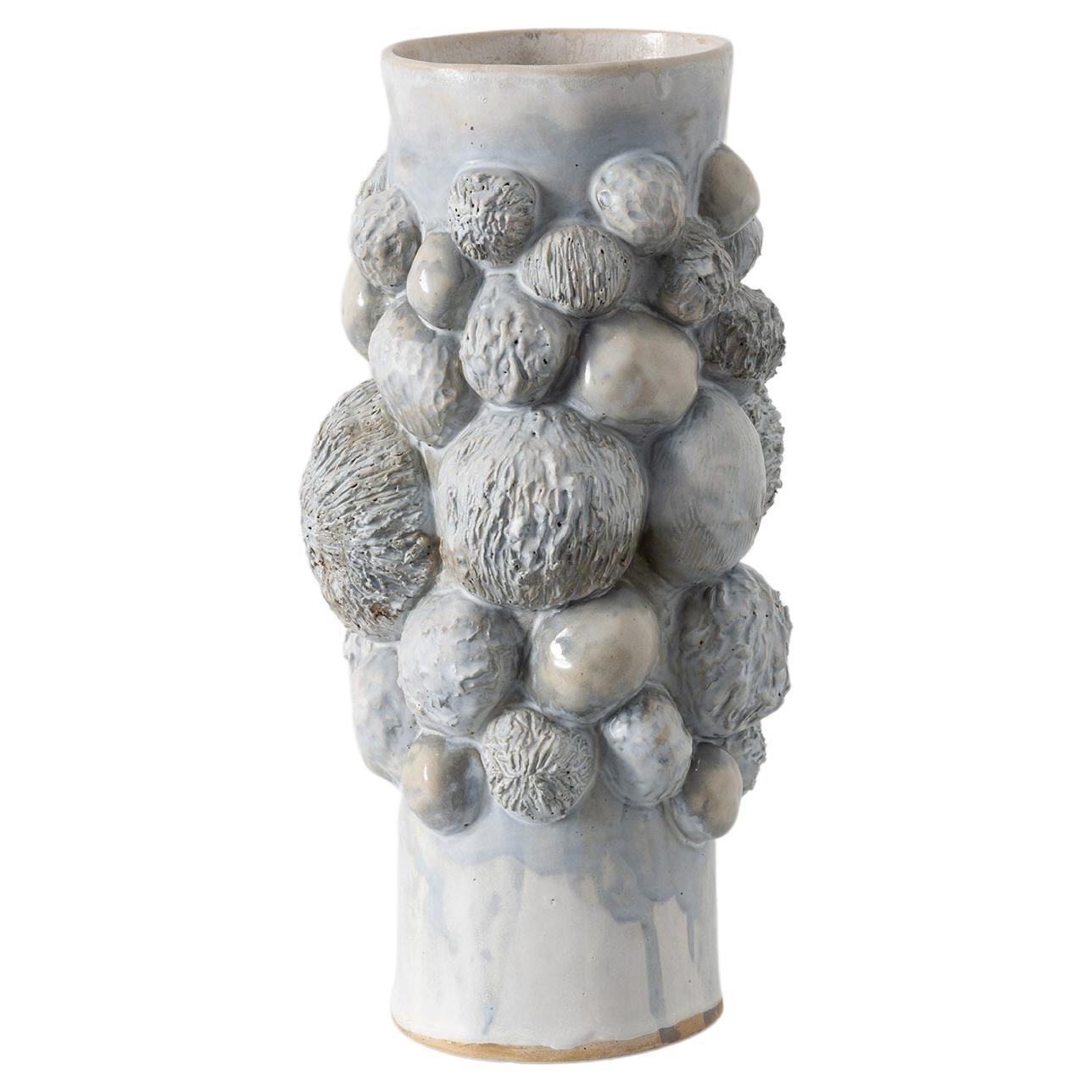 Botanica Vessel in Glazed Ceramic by Trish DeMasi For Sale