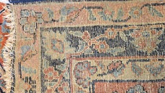 Botanical Blue Persian Sarouq Palace Sized 10.6 x 20