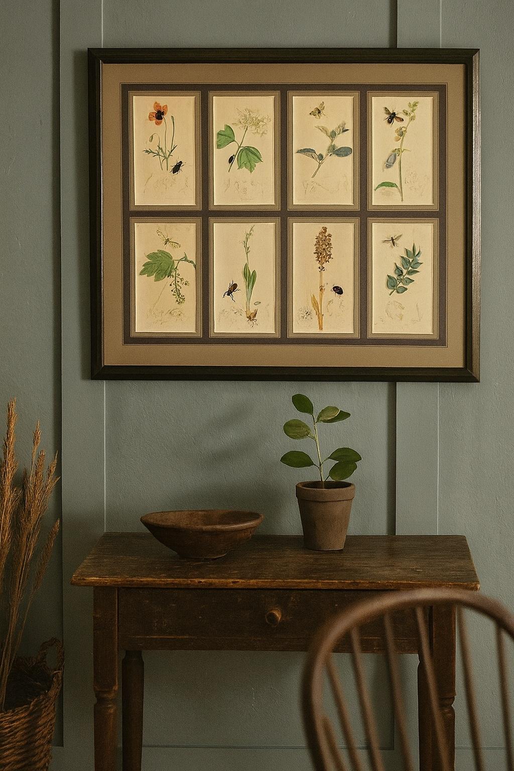 Botanische Stiche des 19. Jahrhunderts: Eine zeitlose-art
Das Erbe von John Curtis und botanische Stiche des 19. Jahrhunderts


🖋 Provenienzgeschichte - Botanische Stiche mit Insekten aus dem 19. Jahrhundert, nach John Curtis

Diese Drucke stammen