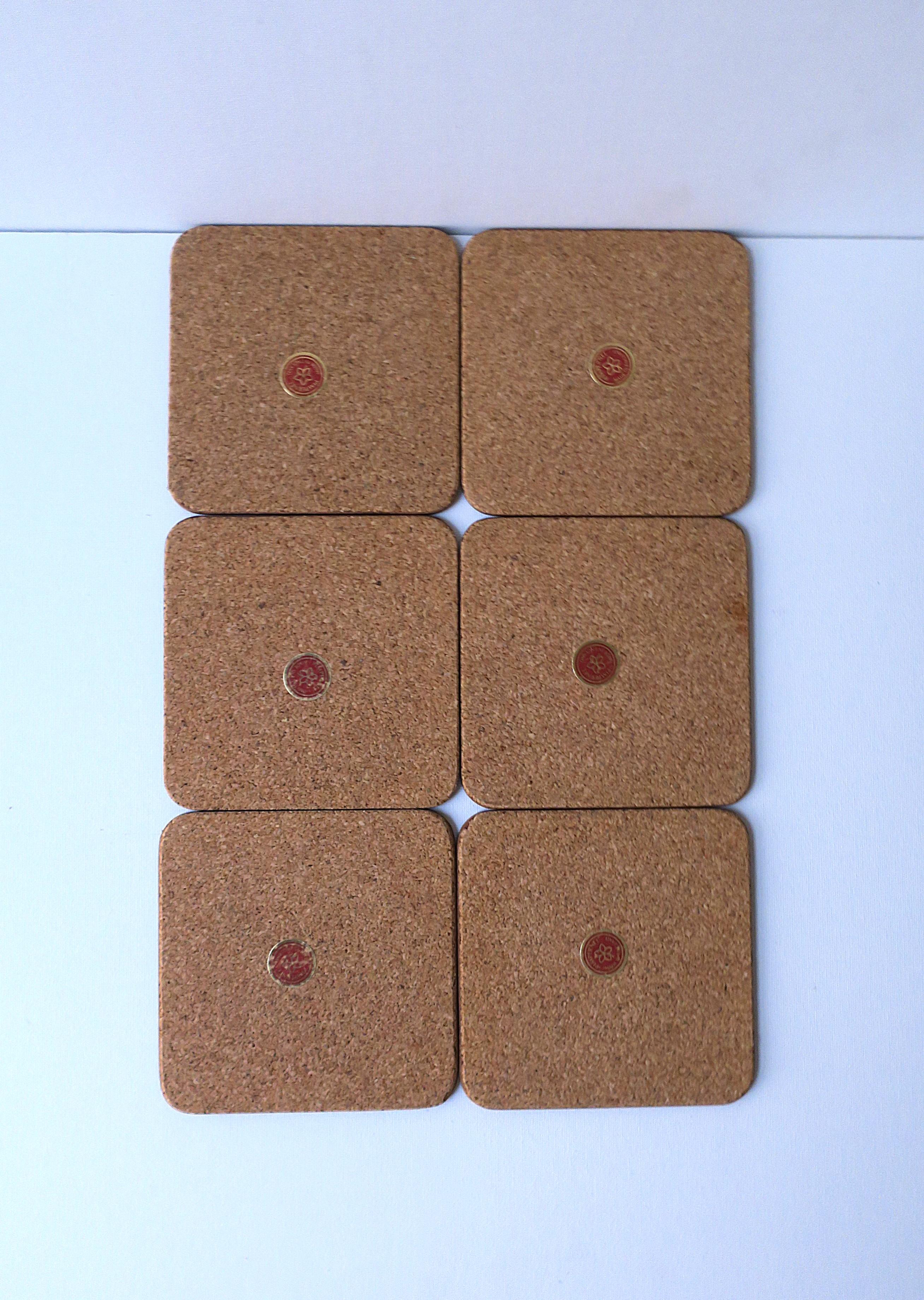Botanical Fruit Coasters, Set of 6 For Sale 8