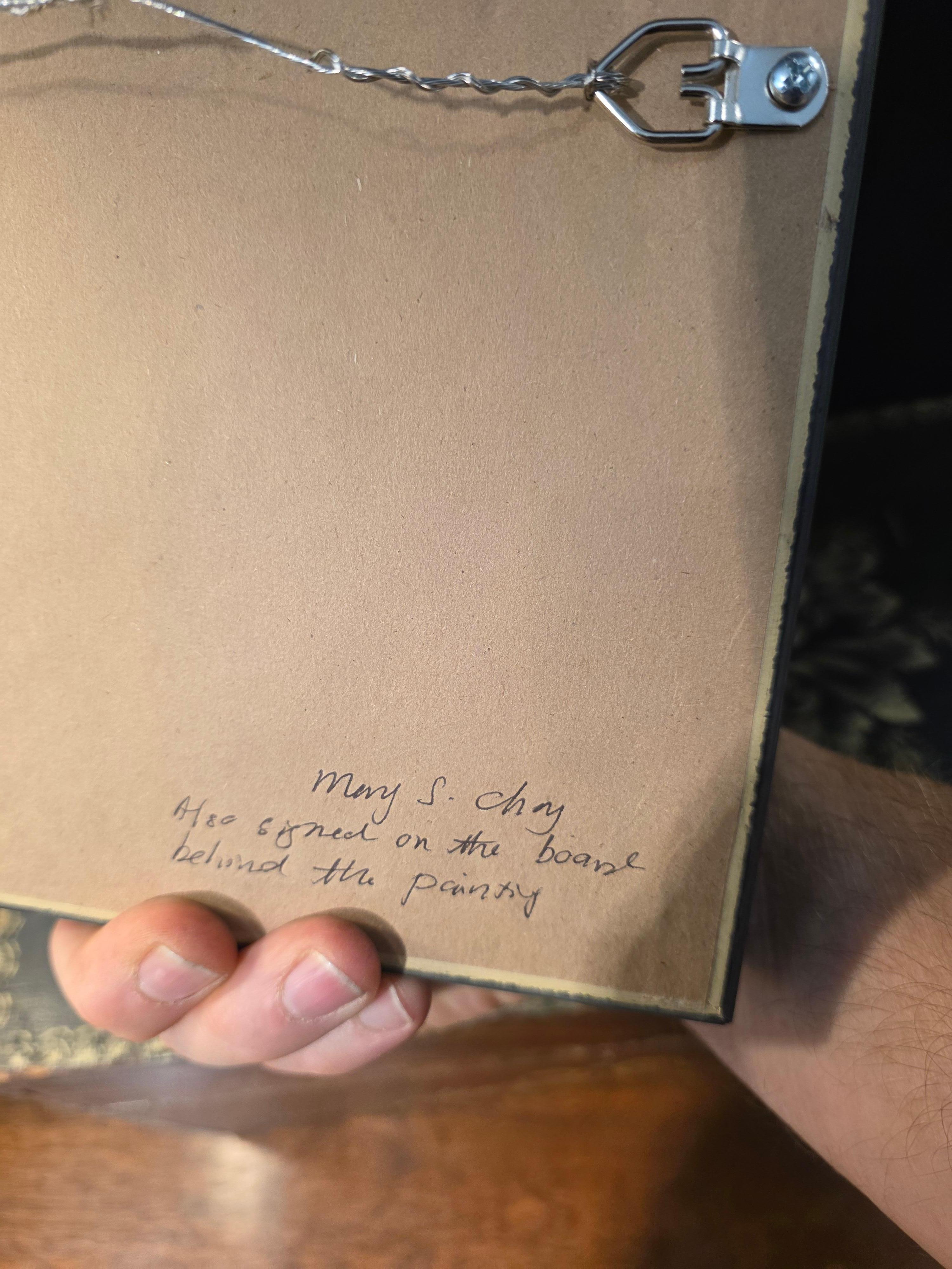 Botanische Orchidee Ei Tempera auf Karton Amerikanischer Künstler im Zustand „Hervorragend“ im Angebot in Hudson, NY