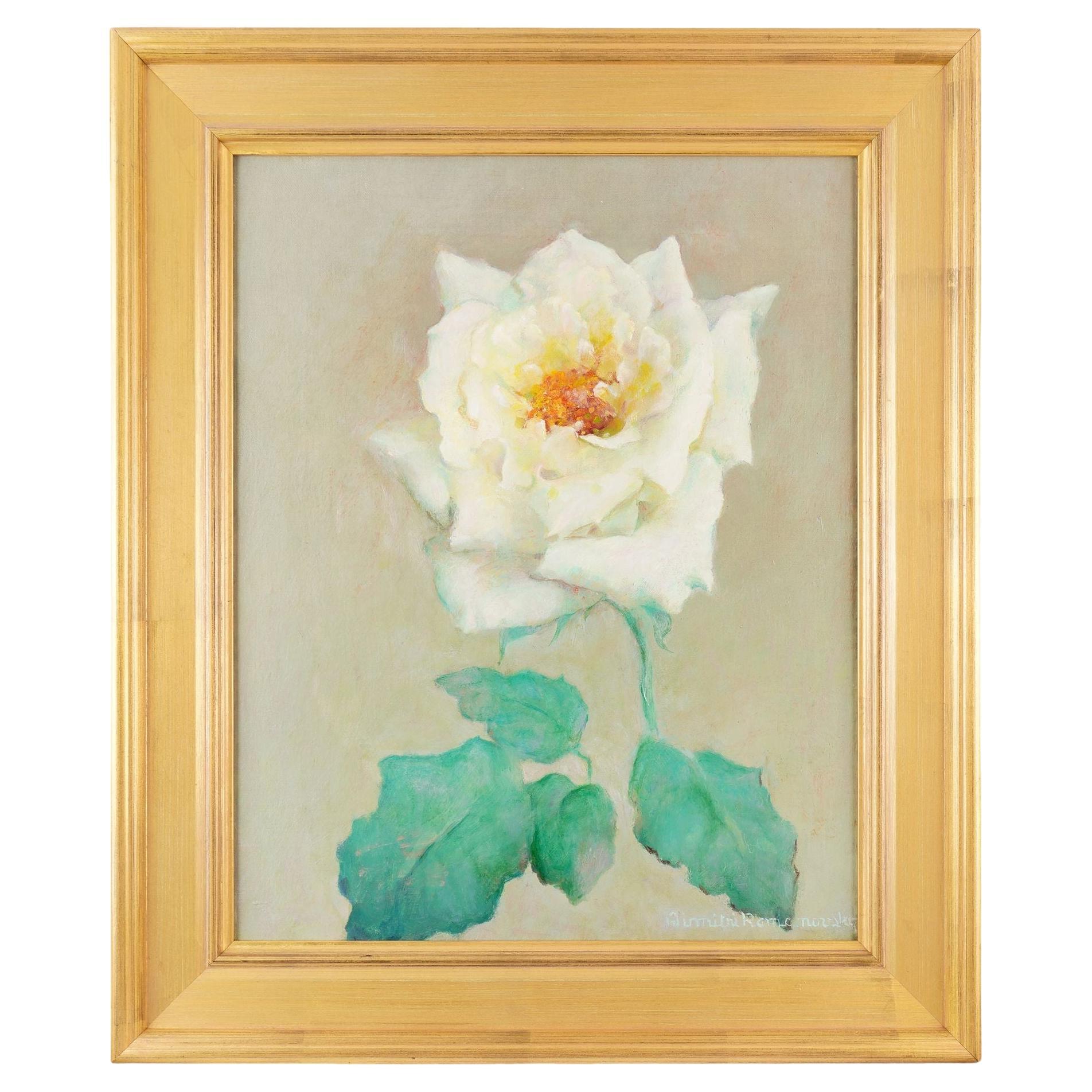 Botanical Specimen Rose by Dimitri Romanovski, c. 1950