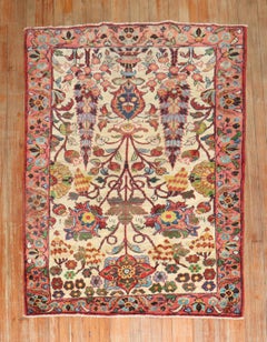 Zabihi Colllection Botanical Vintage Turkish Carpet