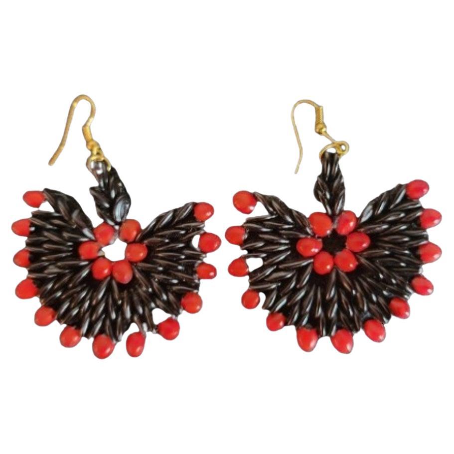 Botanique Crimson Bloom Earrings
