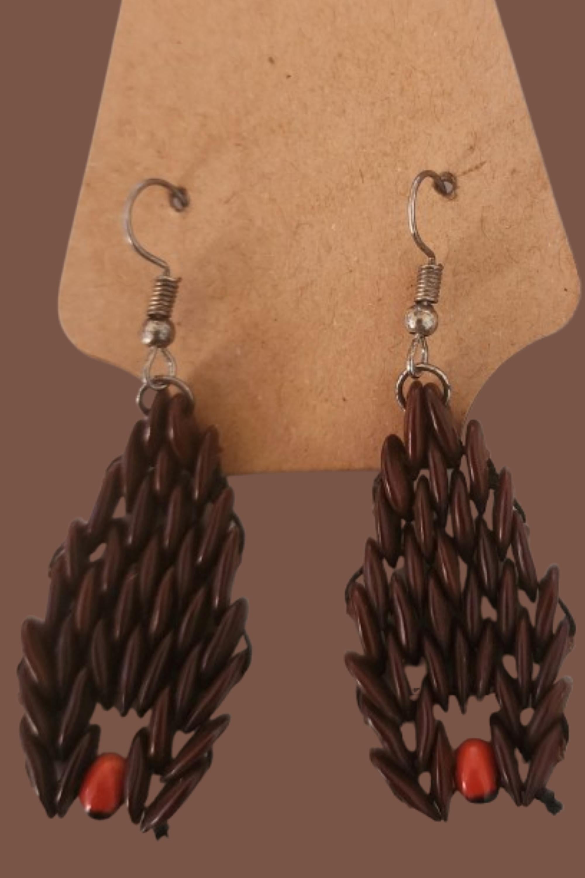 Botanique Crimson Cascade Earrings In New Condition For Sale In Oxford, MD