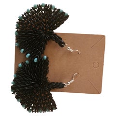 Botanique Ebony Crescent Earrings