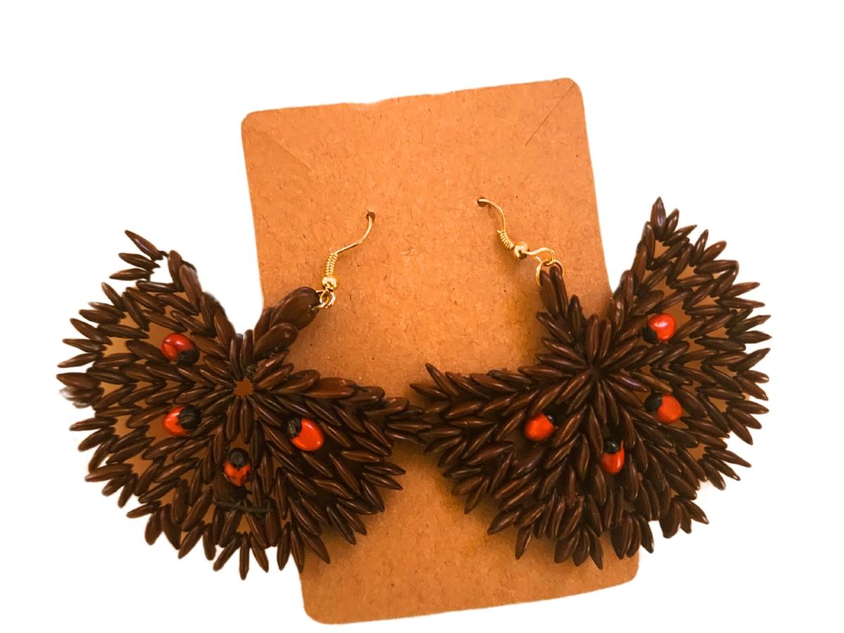 Botanique Ember Blossom Earrings In New Condition For Sale In Oxford, MD
