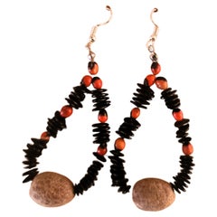 Boucles d'oreilles Essence II palmier botanique