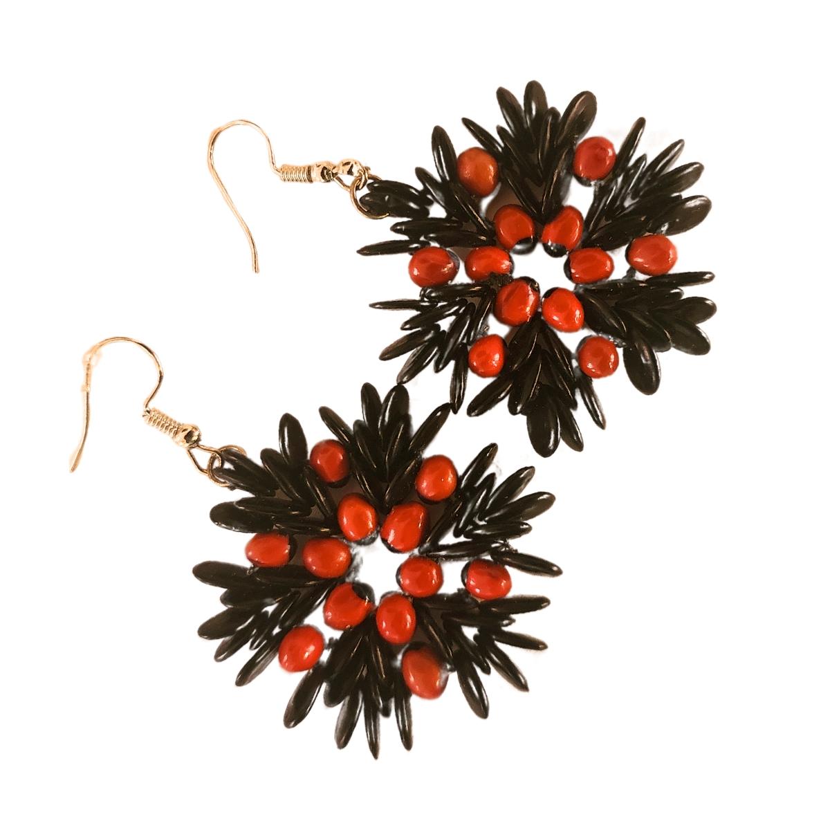 Artigiano Orecchini Botanique Scarlett Starburst in vendita