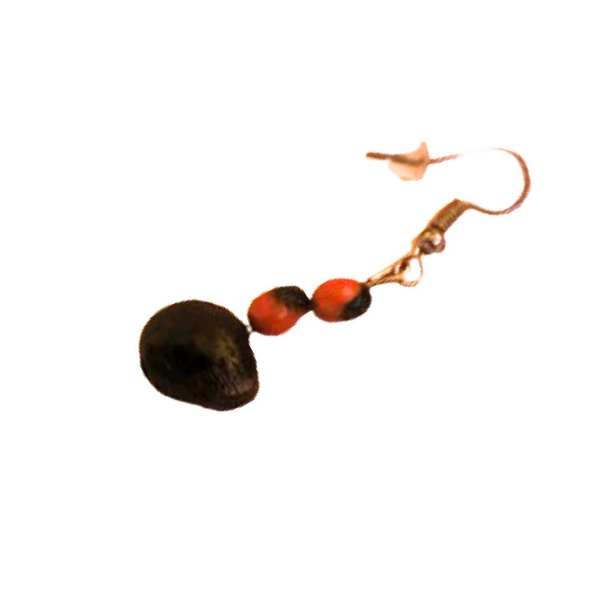 Women's or Men's Botanique Tamarind Gem Earrings For Sale