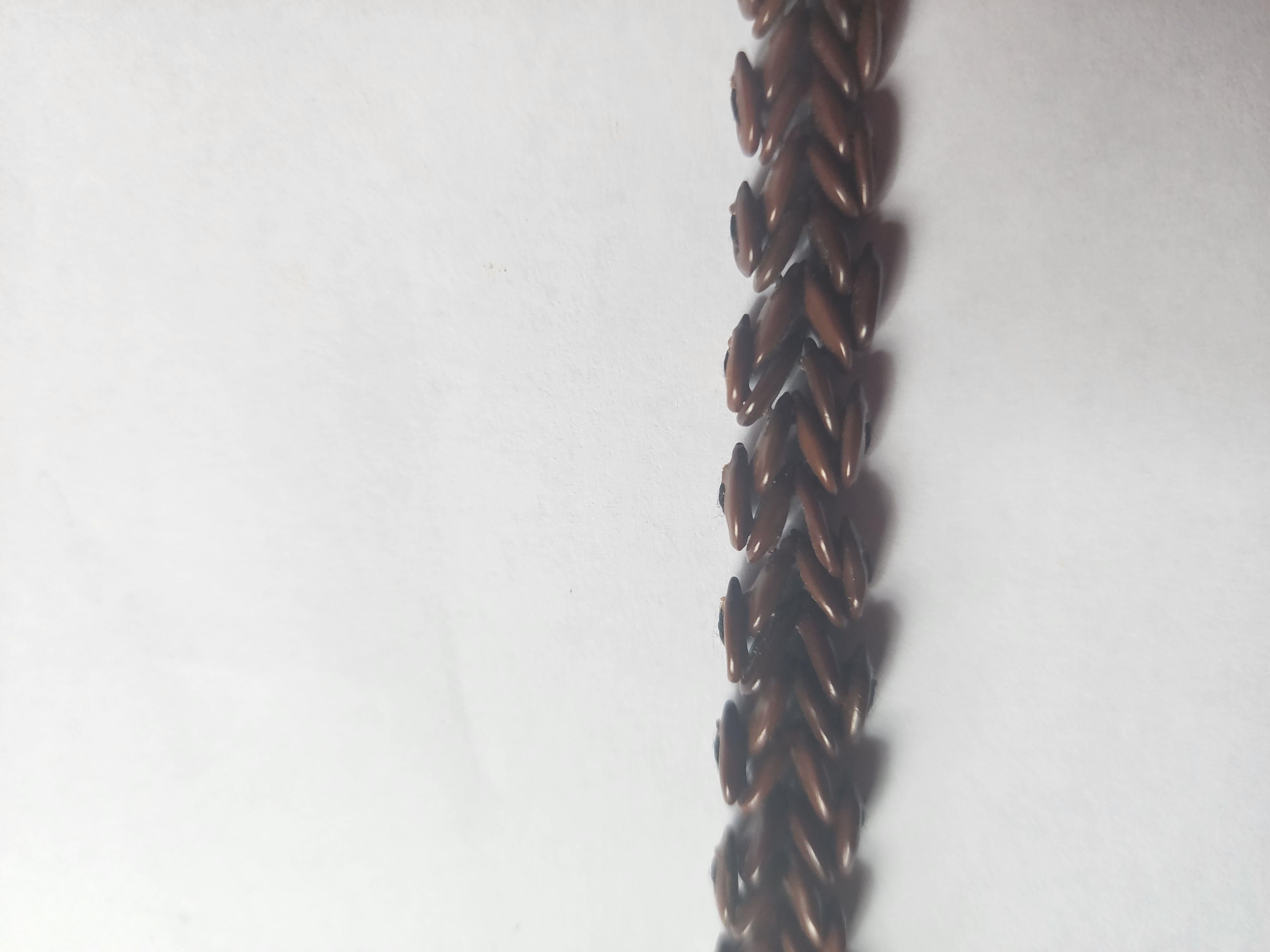 Pulsera Elegancia Tejido Botánico Tamarindo Artesano en venta