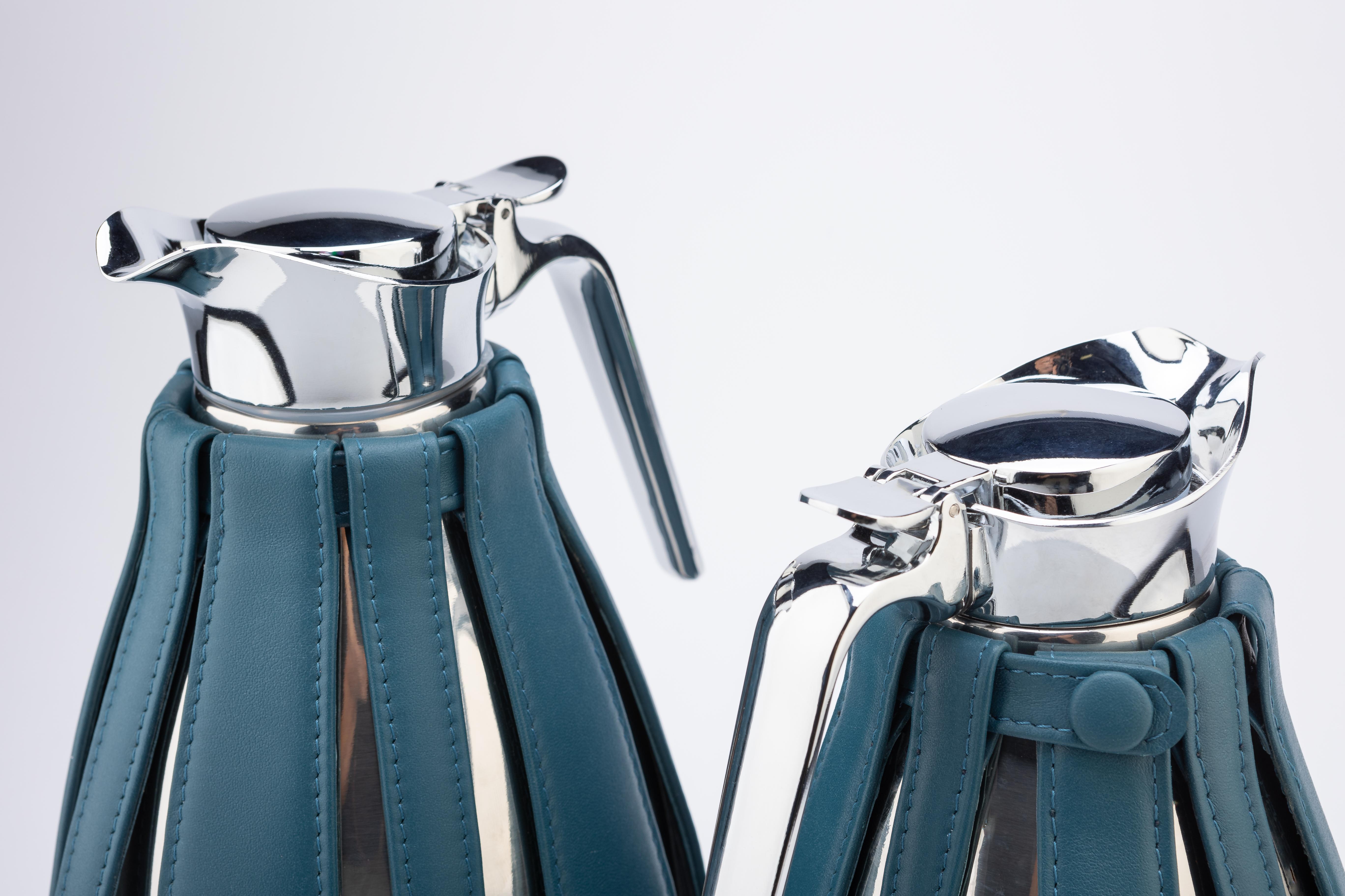 Moderno BOTERO Caraffa termica grande - Amalfi Blue in vendita