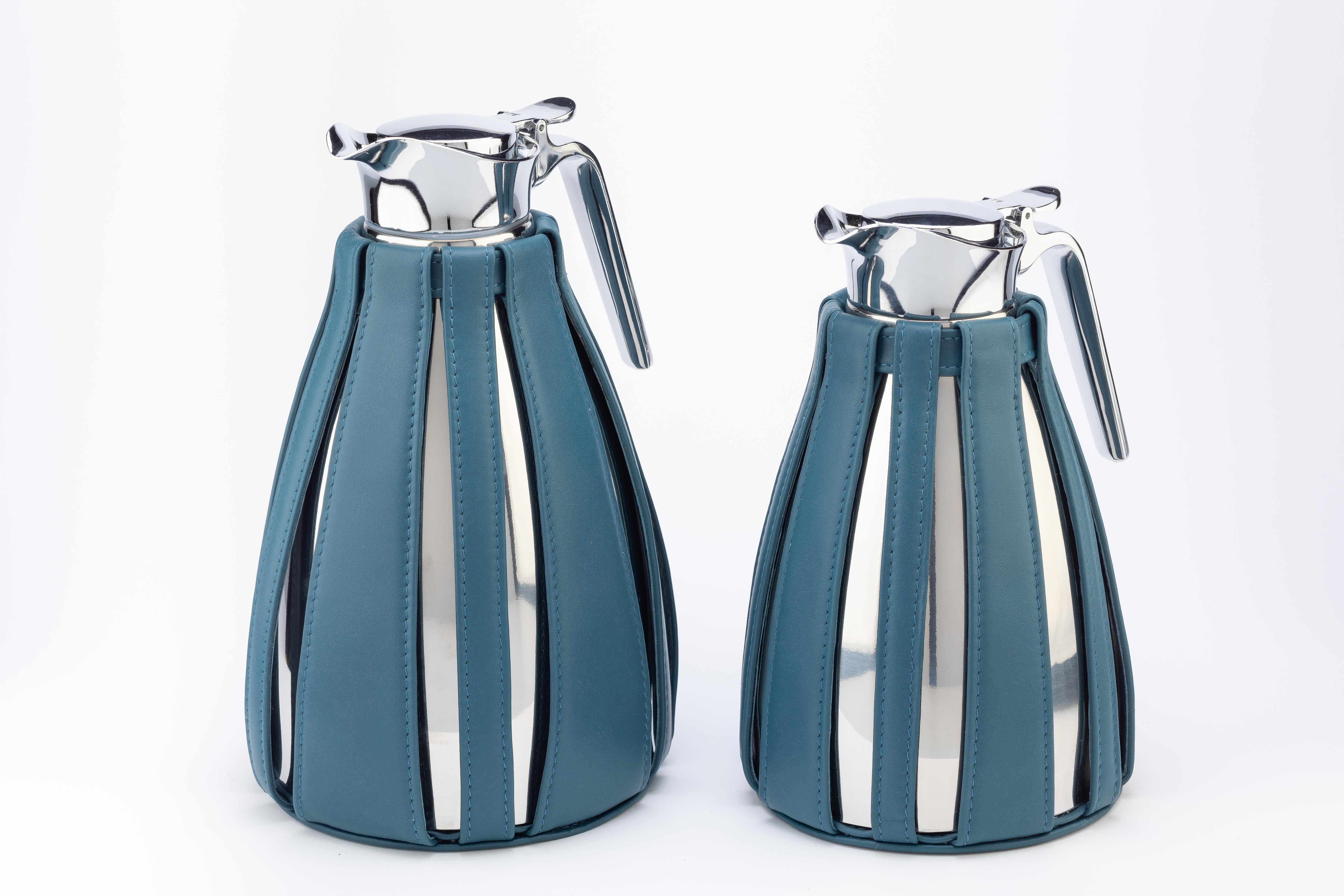 Italian BOTERO Caraffa termica media - Amalfi Blue in vendita