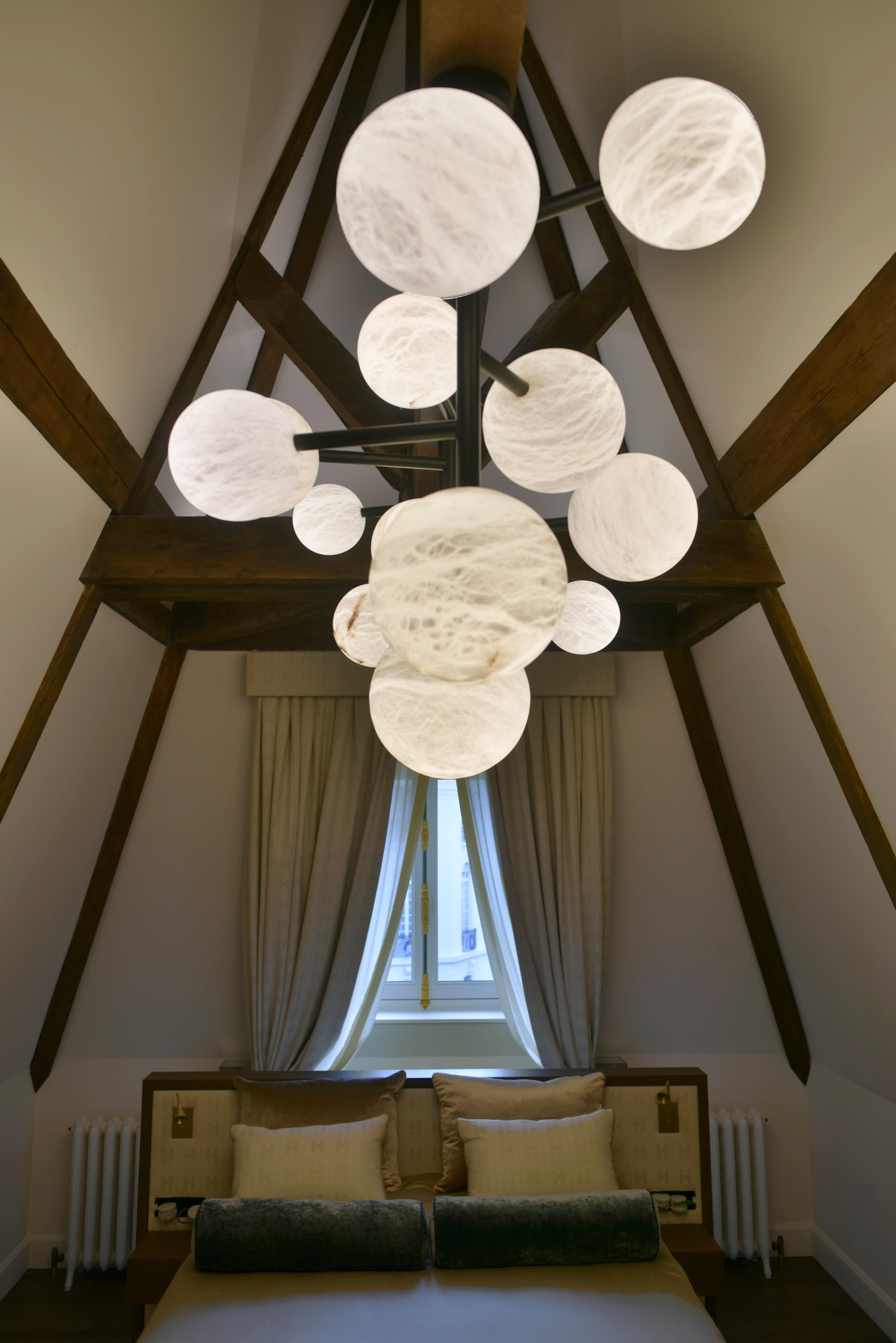 Contemporary Botero Chandelier by Atelier Alain Ellouz