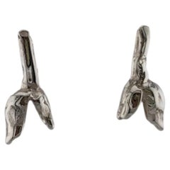 Botoncillo Earrings in 925 Sterling Silver by xMartaja