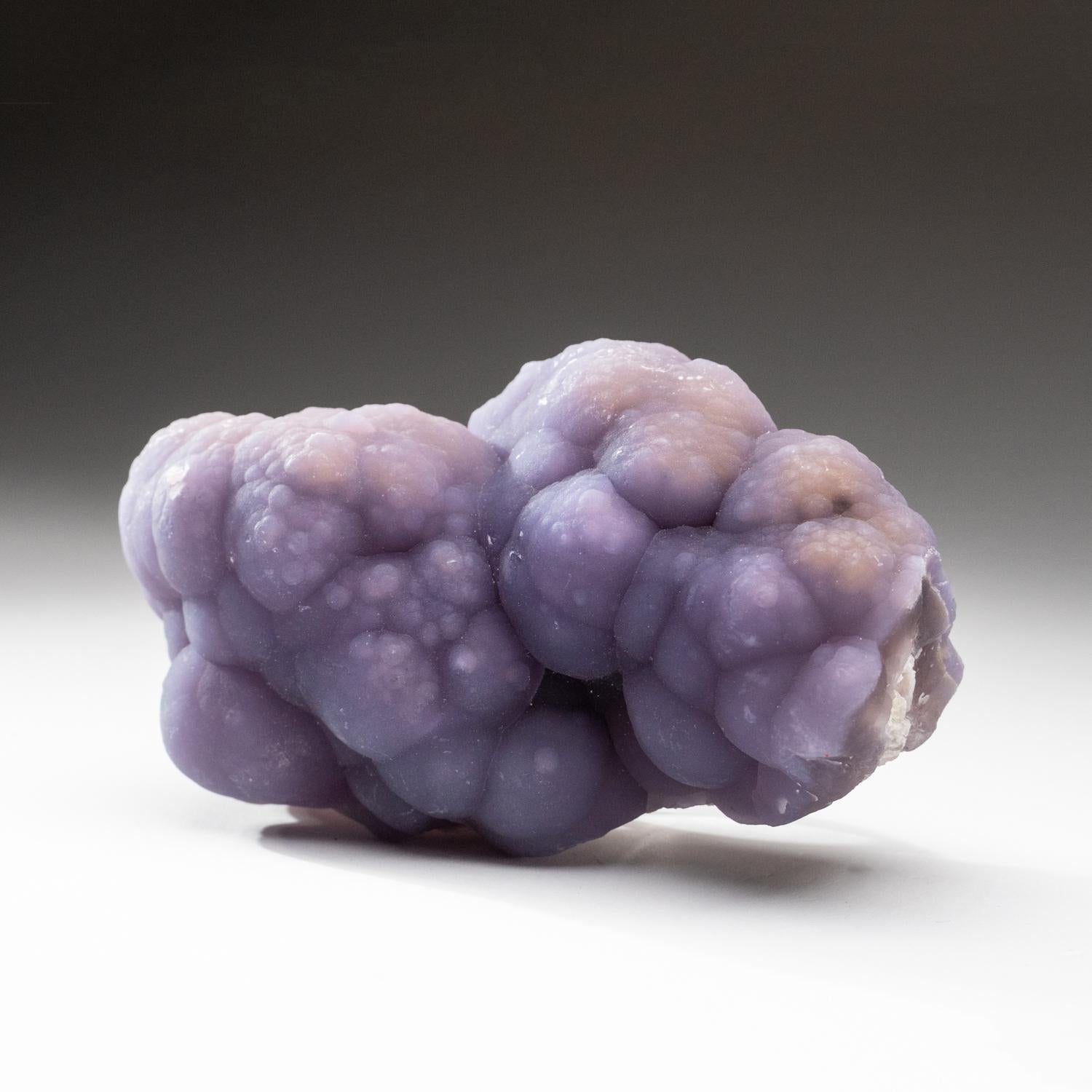 De la mine Minggang, préfecture de Xinyang, Henan, Chine Fluorite translucide violette en formation botryoïdale avec des agrégats hémisphériques sculpturaux couvrant les deux côtés de sa matrice. Ce type de fluorine rare et unique est une pièce
