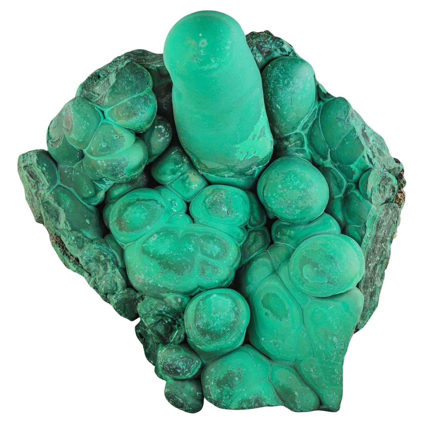 Botryoidal Habit Forest Green Color Malachite Specimen From Congo For ...