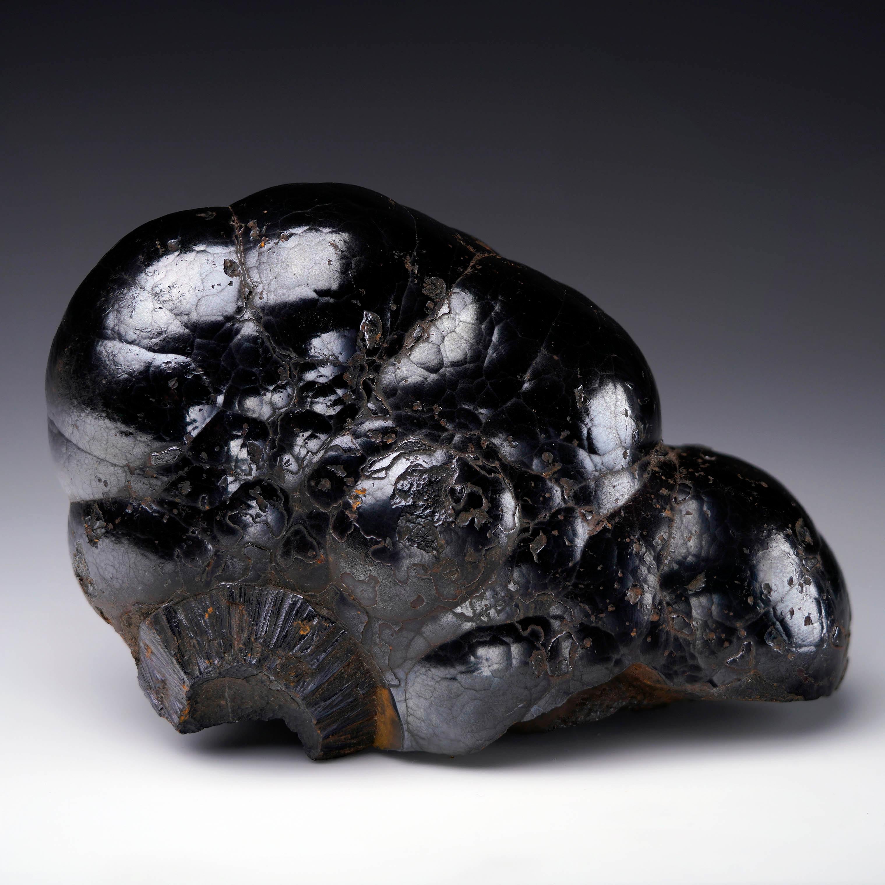 XXI secolo e contemporaneo Botryoidal Hematite From Morocco – 1.55 Lb. in vendita