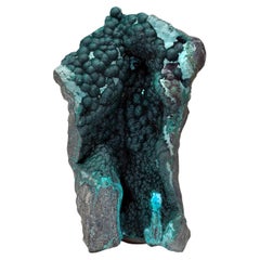 Vaso di malachite botrioidale