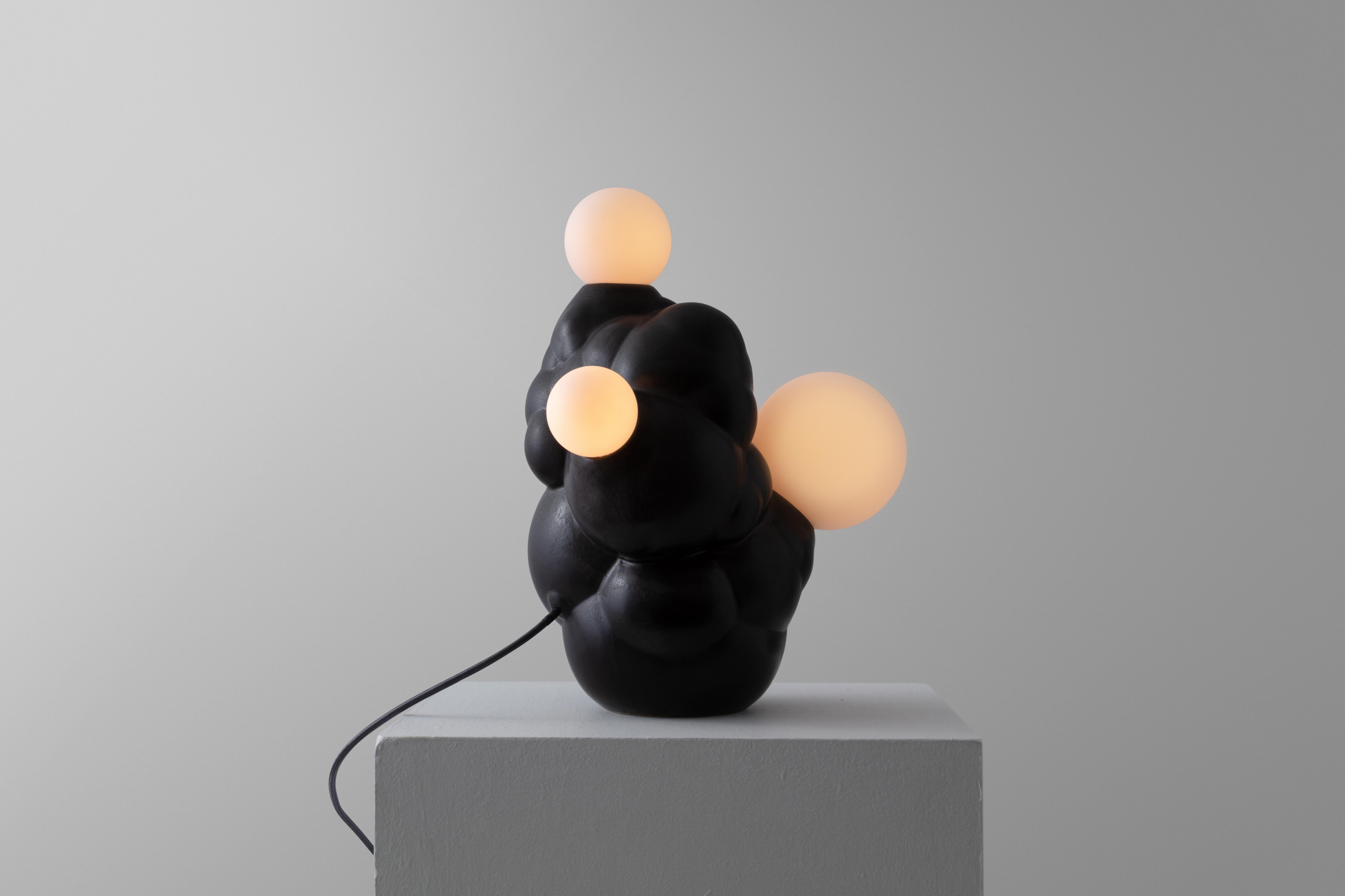 Post-Modern Botryoidal Table Lamp by Forma Rosa Studio For Sale