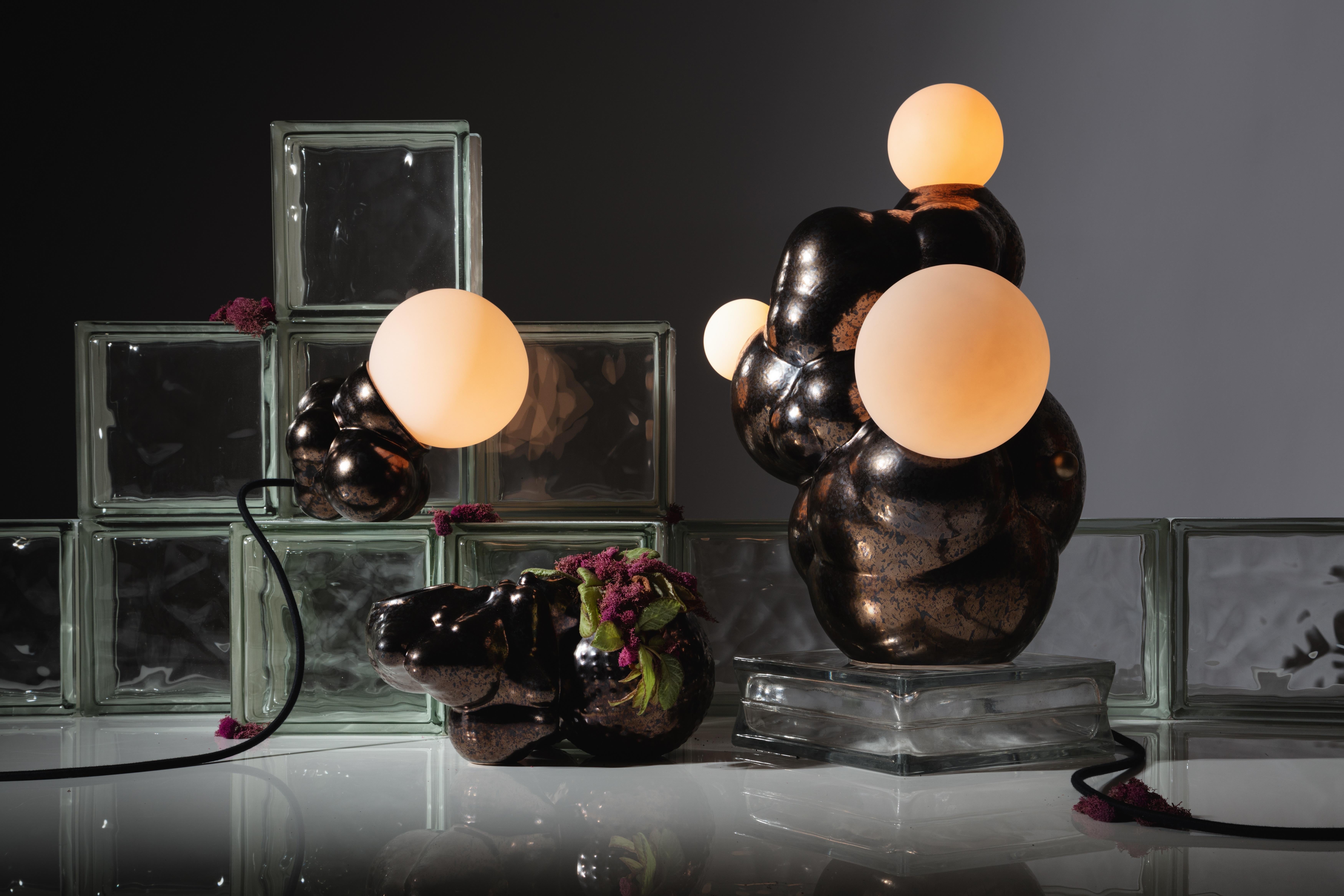 Botryoidal Table Lamp by Forma Rosa Studio In New Condition For Sale In Geneve, CH