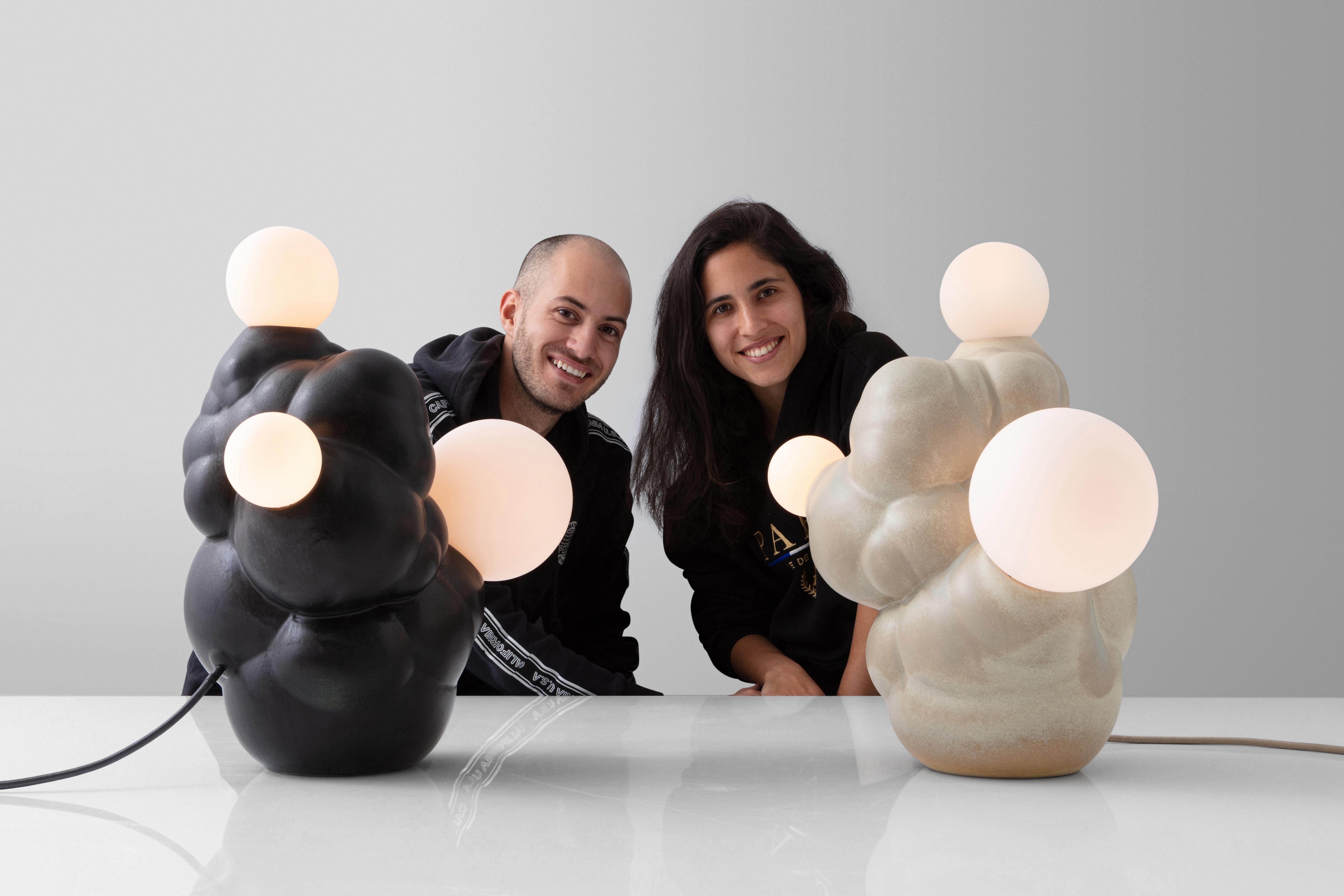 Contemporary Botryoidal Table Lamp by Forma Rosa Studio For Sale