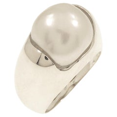 Botta jewellery bague en or blanc avec perle australienne