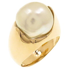 Botta jewellery rose gold Australian pearl ring