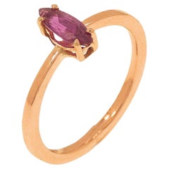 Botta Schmuck Ring mit Rubin aus Roségold, hergestellt in Italien