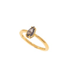 Botta jewelry blue sapphire ring in rose gold made in Italy