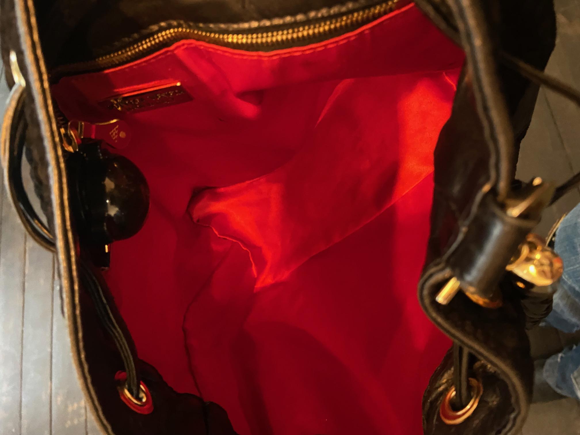 Women's or Men's Bottega Black Suede Bucket Bag For Sale