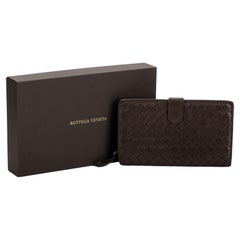 Portafoglio Intrecciato Bottega Brown W/Box