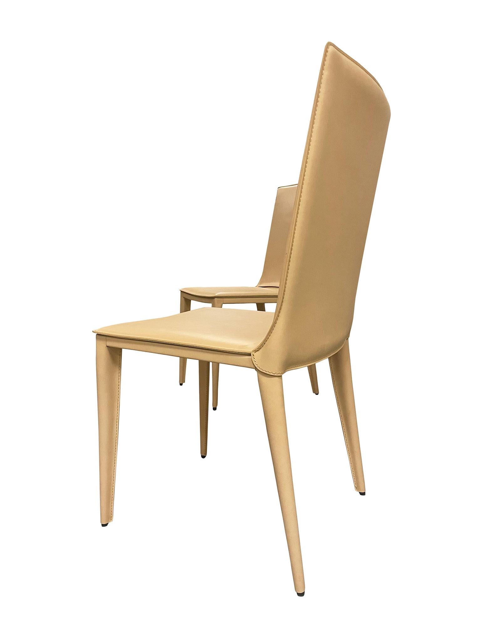 Bottega Dining Chairs by Renzo Fauciglietti & Graziella Bianchi, A Set of 6 In Good Condition In New York, NY