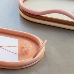 Plateau en bambou 21ème siècle de Bottega Intreccio Chicchere par Saverio Corolla