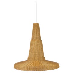 Bottega Intreccio Cocolla Pendant in Bamboo Wicker, by Maurizio Bernabei