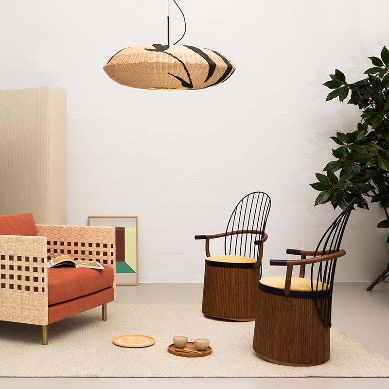Bottega Intreccio Dondolina 21st Century rocking chair by Antonio Aricò im Angebot 7