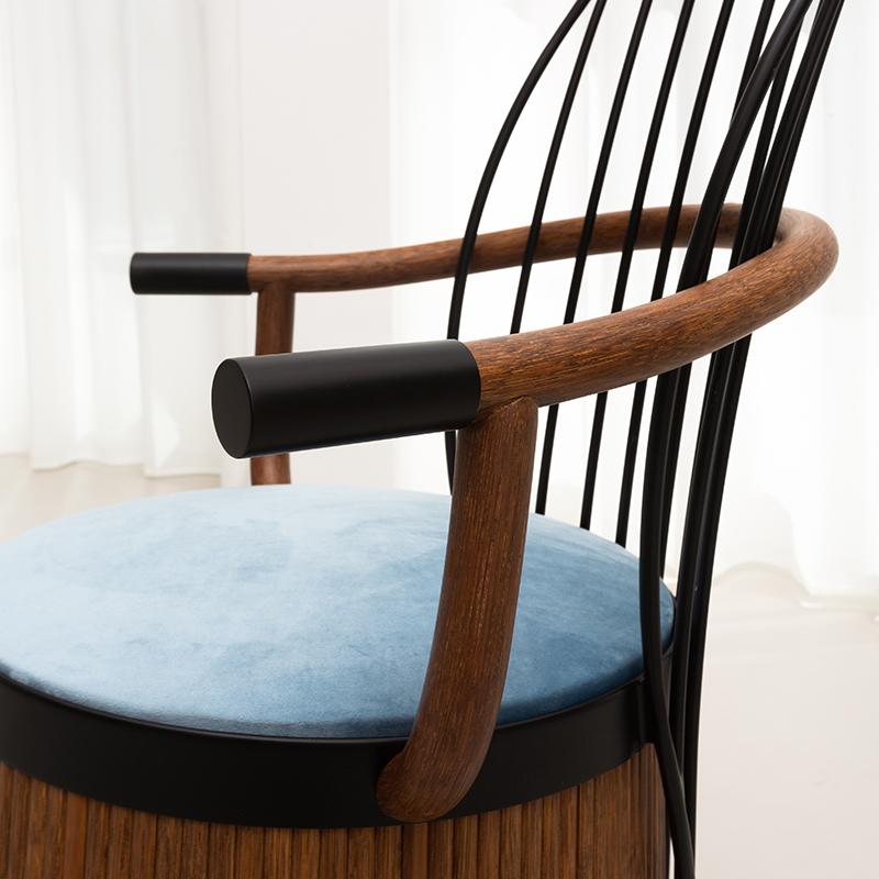 Bottega Intreccio Dondolina 21st Century rocking chair by Antonio Aricò im Angebot 8