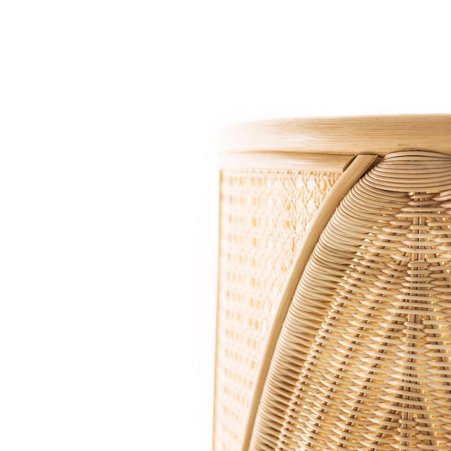 Arts and Crafts Bottega Intreccio Lisetta Woven Wicker 21st Century Armchair, Elena Salmistraro