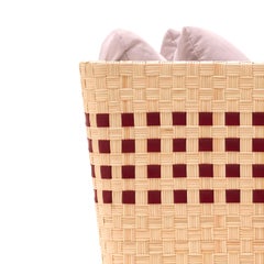 Bottega Intreccio Milli 280 Three-Seat Sofa Woven Wicker 21st Century Sofa