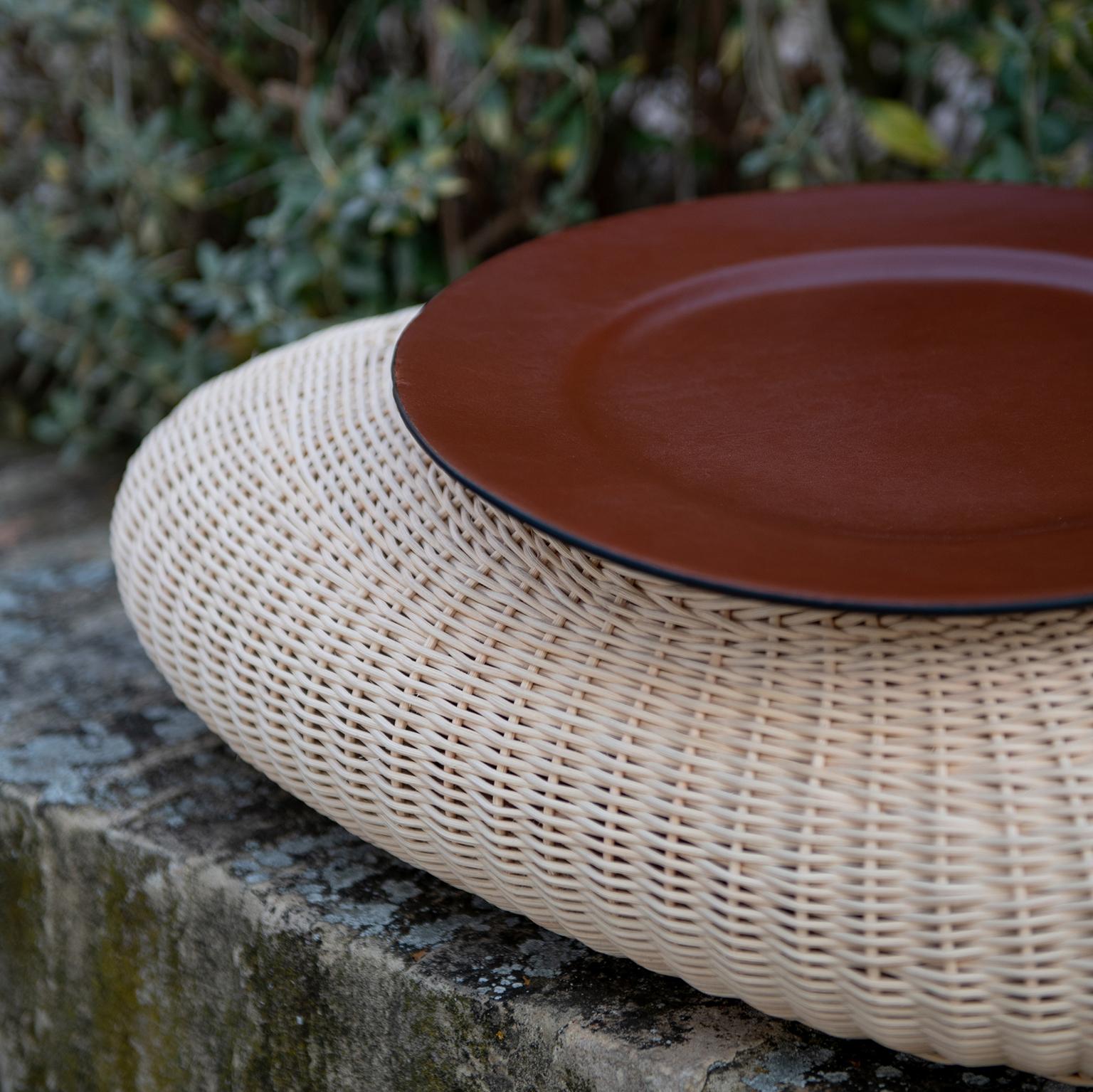 Centro de mesa Bottega Intreccio Shizé S de mimbre tejido del siglo XXI, SetsuShinobuIto Artes y manualidades en venta