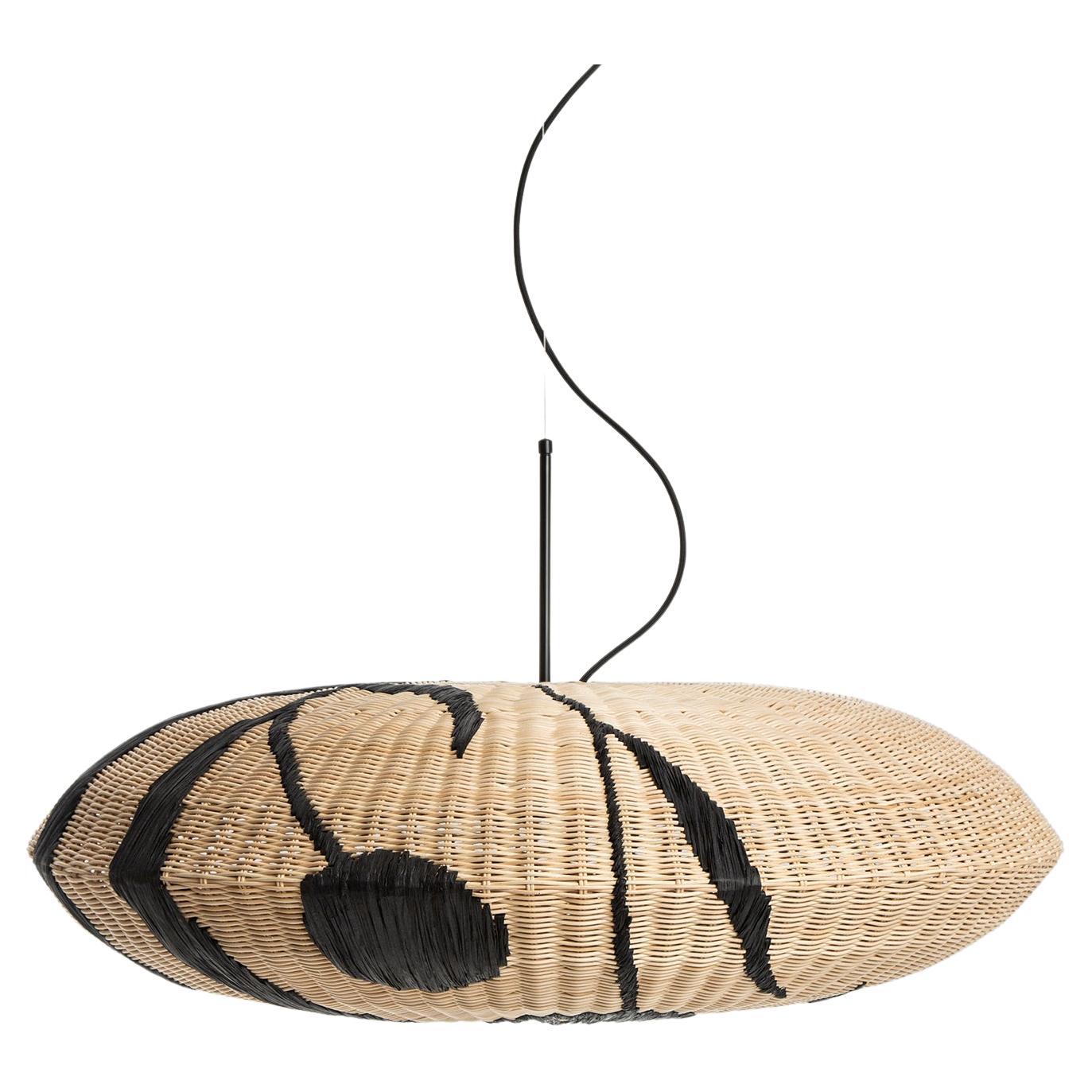 Bottega Intreccio, Woven Wicker 21stCentury, Half-Decorated Antonym by S. Osella