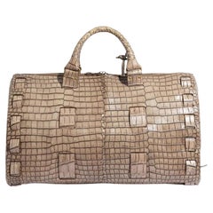 Bottega Leather Duffle Bag