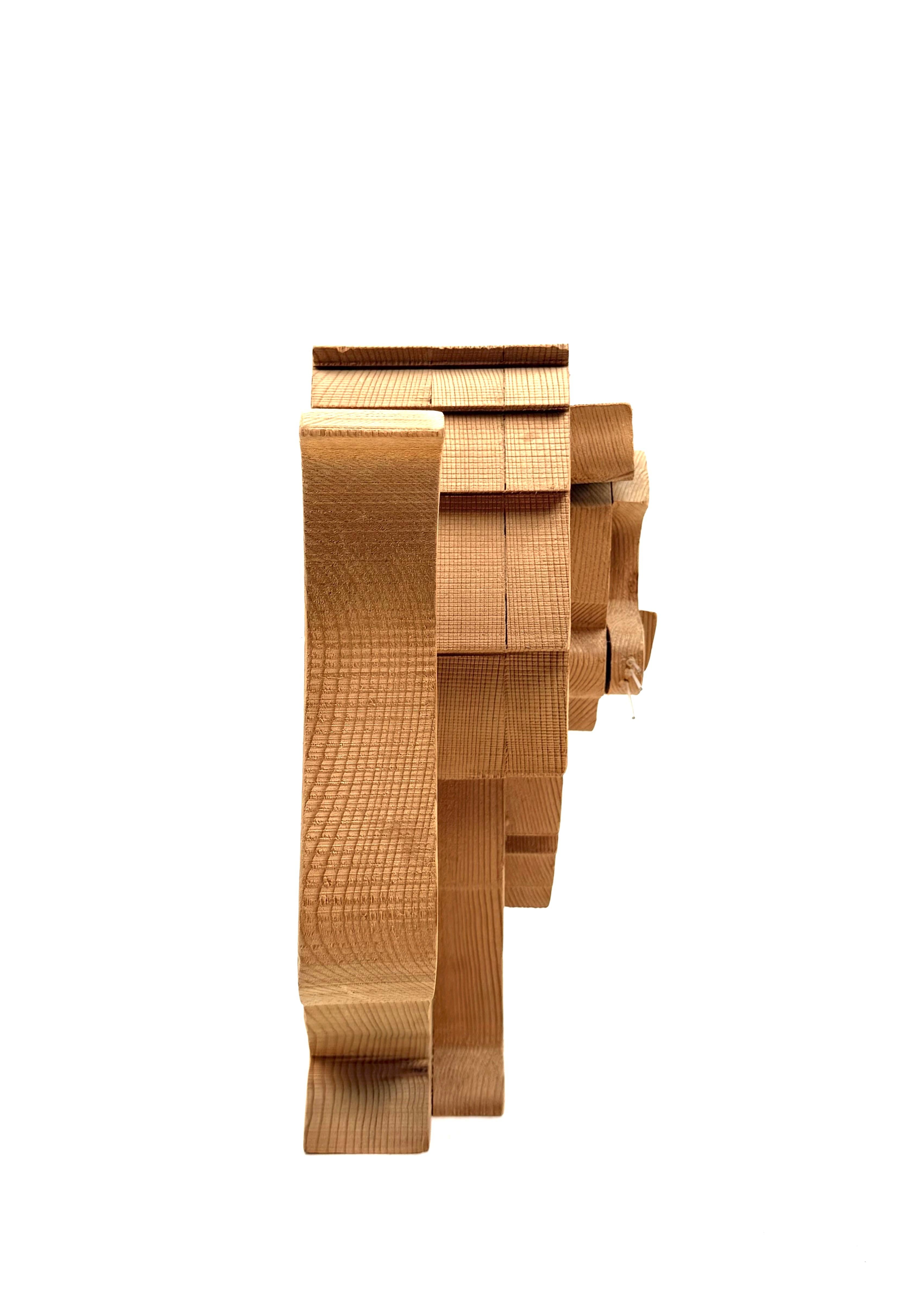Bottega Michelangeli, Escultura de madera de león, Orvieto Italia años 70 en venta 2