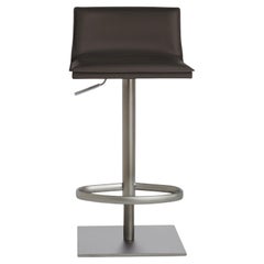 Bottega Piston Bar Stool by Renzo Fauciglietti & Graziella Bianchi ~ Chocolate 