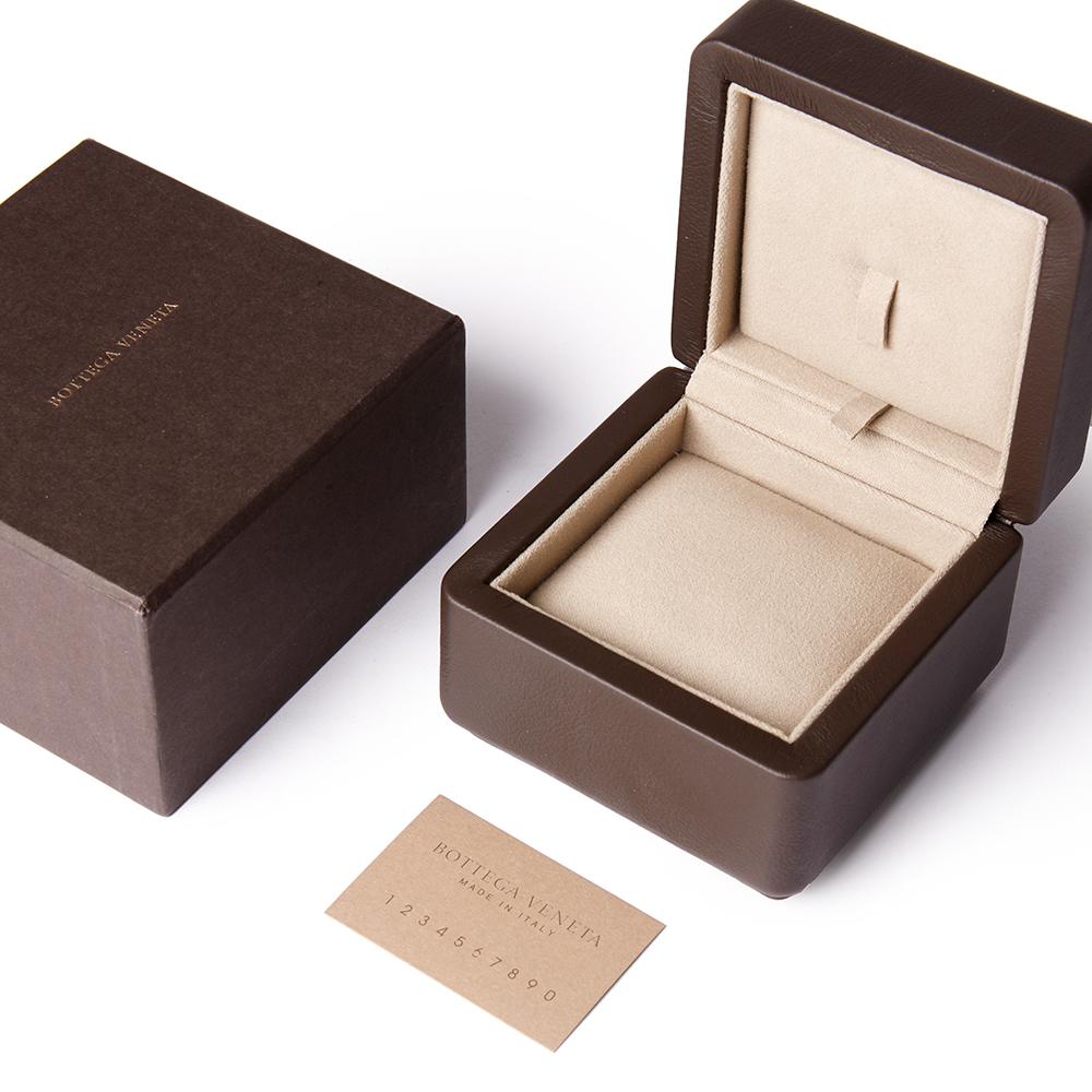 Women's Bottega Veneta 18 Karat Yellow & White Gold Diamond Rotating Sfera Ring