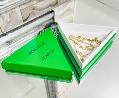 Bottega Veneta 18K Gold Plated Star Necklace