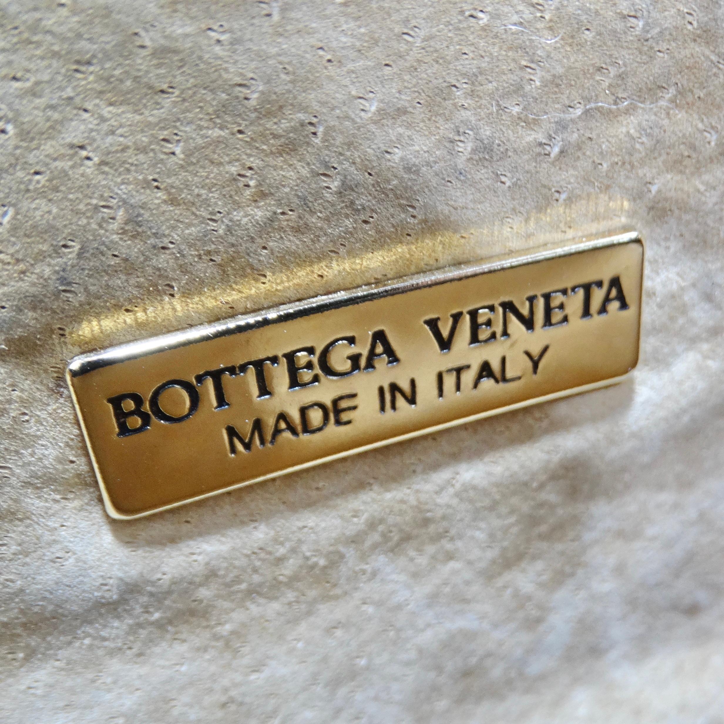 Bottega Veneta 1980s Black Leather Woven Handbag 9