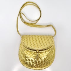 Bottega Veneta 1980s Intrecciato Flap Crossbody Bag