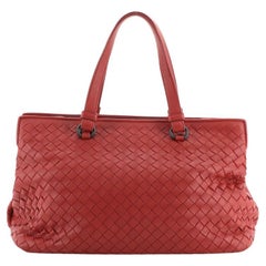 Bottega Veneta 2-Pocket Convertible Tote Intrecciato Nappa Medium