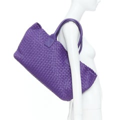 Bolso de compras grande Cabat de BOTTEGA VENETA de 2009, de piel napa con diseño Intrecciato